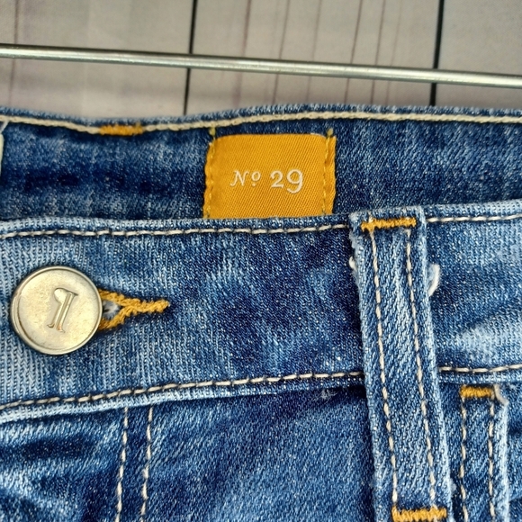 Pilcro And The Letterpress By Anthropologie Blue Denim Shorts - Picture 4 of 13